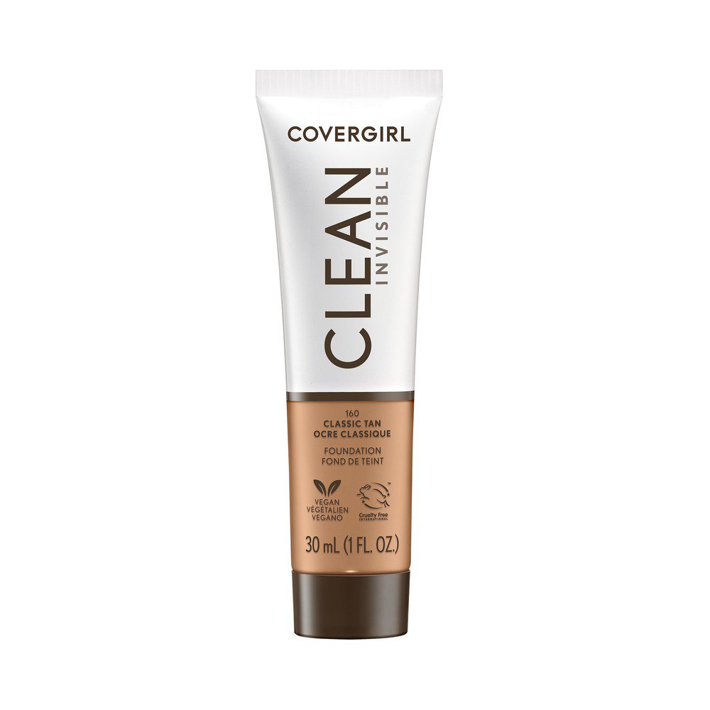 COVERGIRL Clean Invisible Foundation - 160 Classic Tan