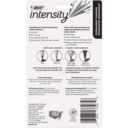 BiC Intensity Fine Point Permanent Markers - Assorted, 8 count