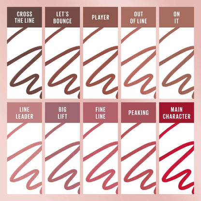MAYBELLINE New York Lifter Liner Lip Liner Makeup with Hyaluronic Acid, Let's Bounce, 0.04 oz