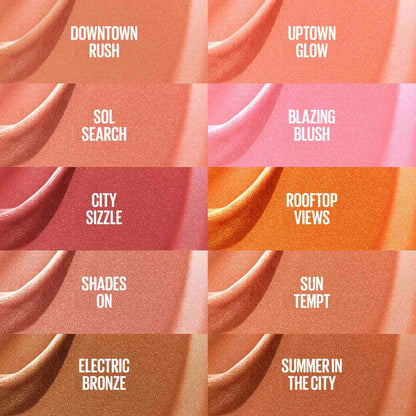 MAYBELLINE New York Sunkisser Multi-use Liquid Blush and Bronzer, 01 Downtown Rush, 0.23 oz