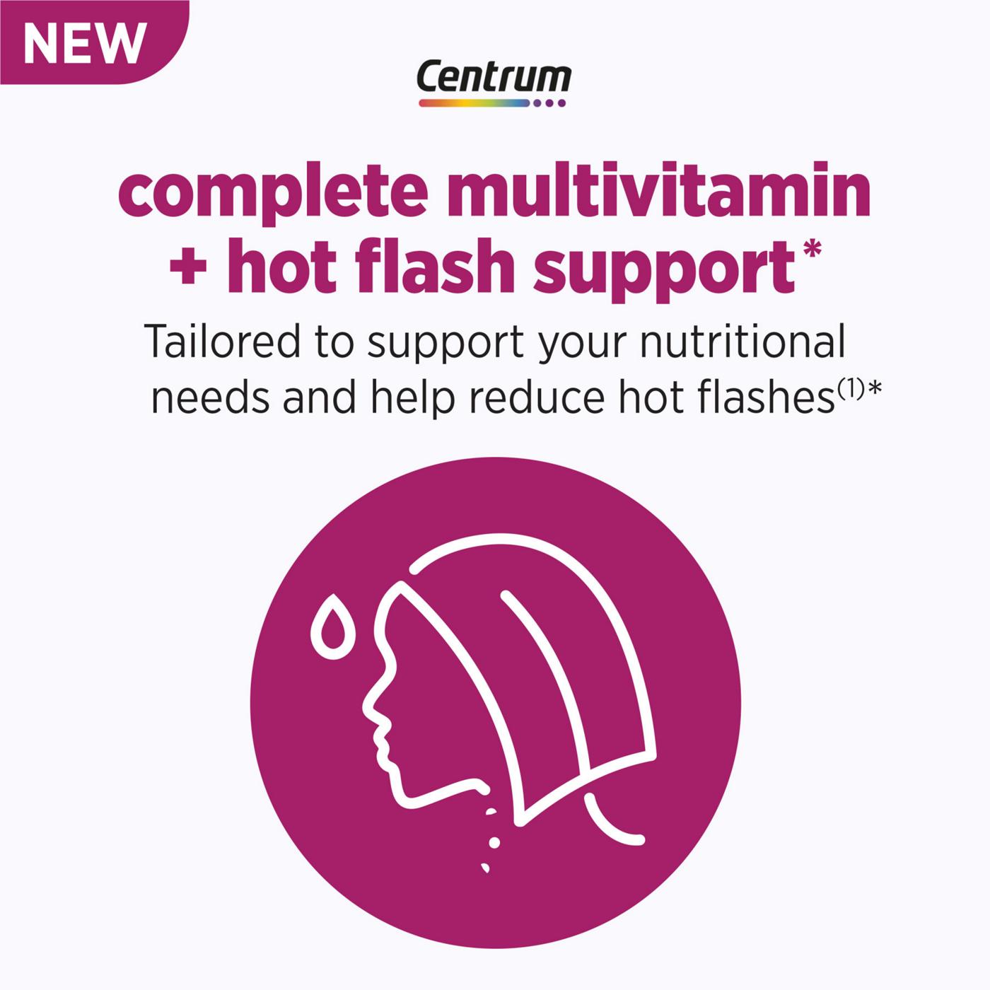 CENTRUM MENOPAUSE SPPT+MULT VIT TAB 30CT