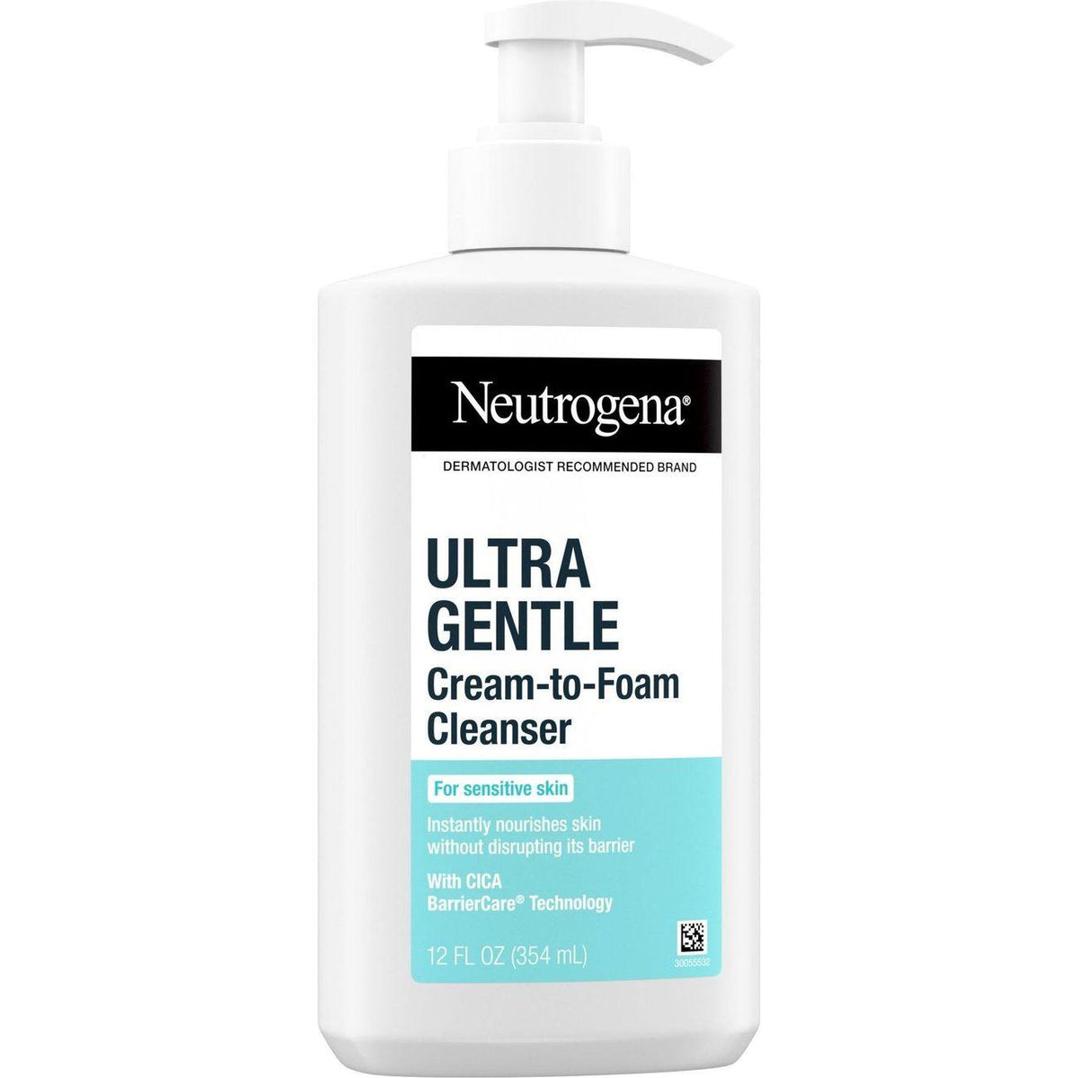 Neutrogena Ultra Gentle Cream- To-Foam Cleanser 8.5oz