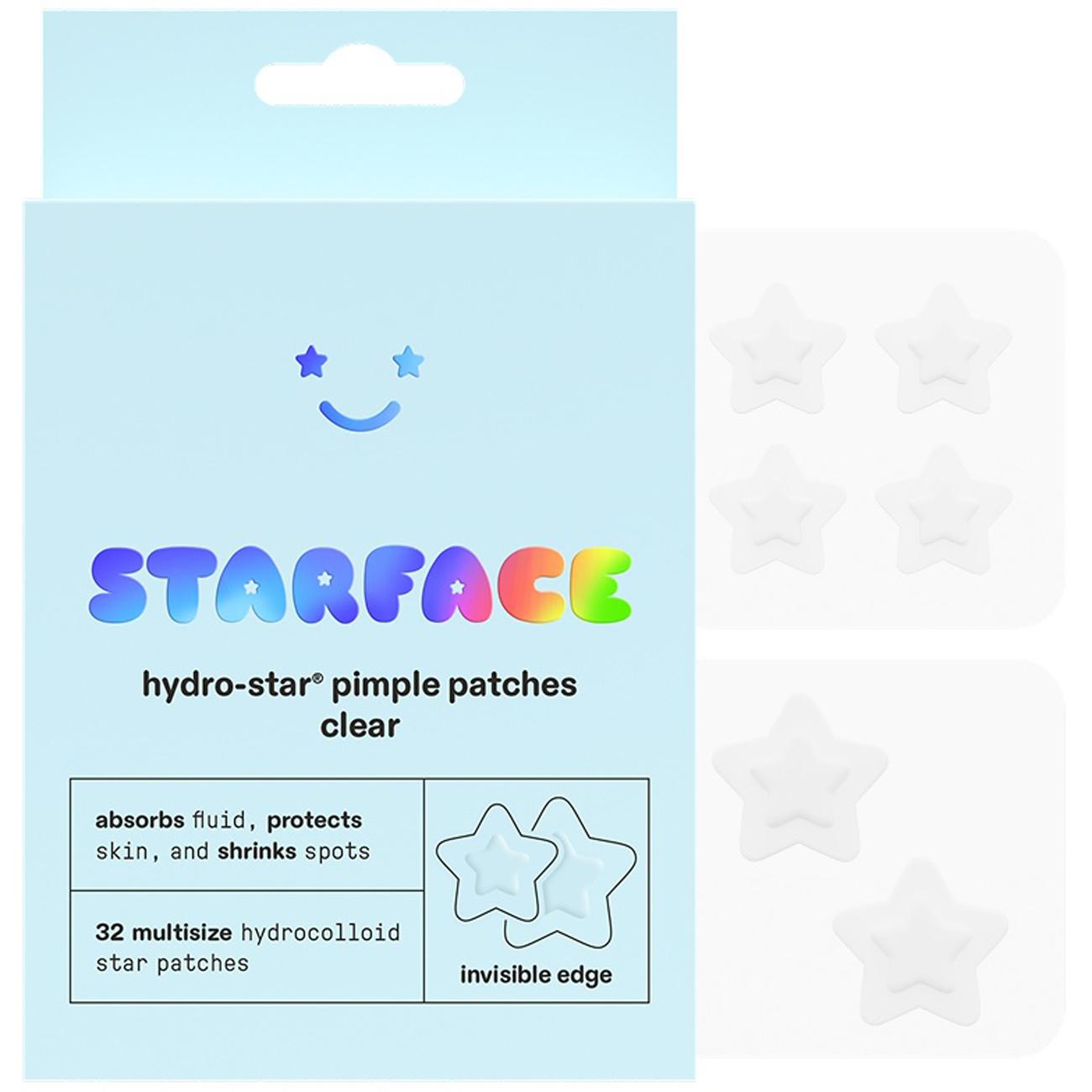STARFACE Hydro-Star Pimple Patches - Clear, 32 count