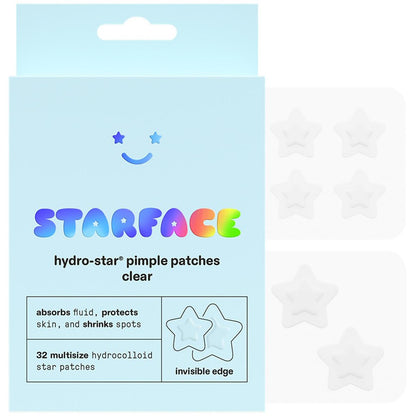 STARFACE Hydro-Star Pimple Patches - Clear, 32 count