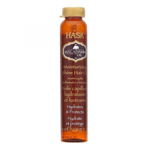 Hask Vials Macadamia Oil Moist Hair Oil 0.63oz (12in)
