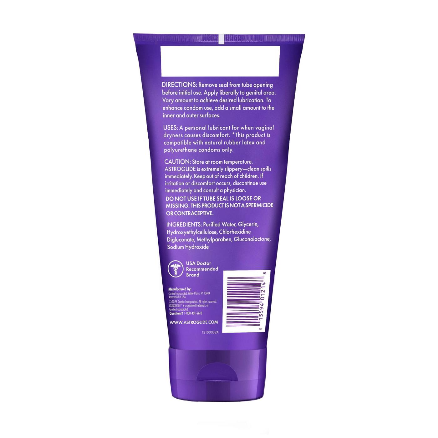 Astroglide Water Based Gel Personal Lubricant 7oz