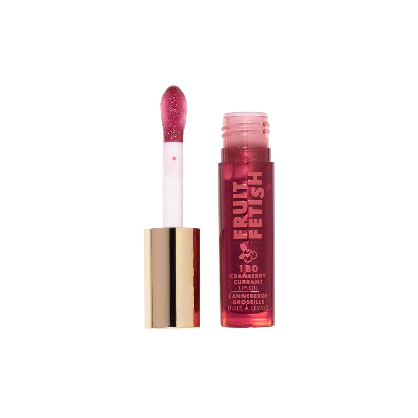Milani Fruit Fetish Lip Oil - 180 Cranberry Currant, 0.135 fl oz