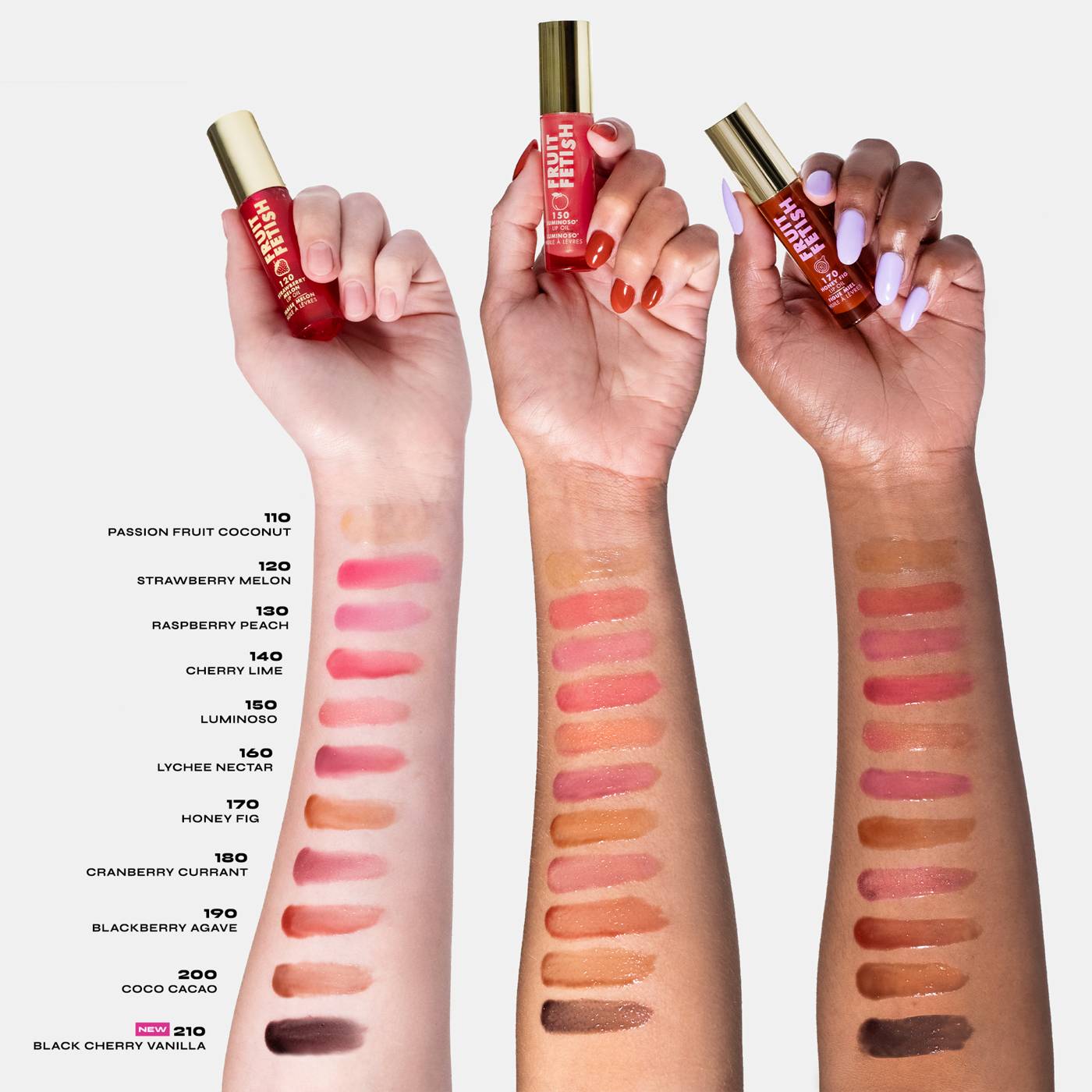 Milani Fruit Fetish Lip Oil - 180 Cranberry Currant, 0.135 fl oz