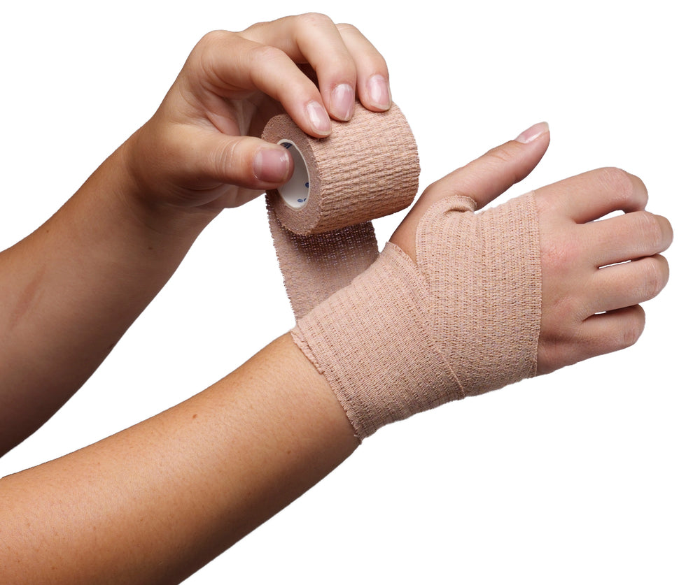 Flex Aid Self Adhering Elastic Bandage, 2 inch width