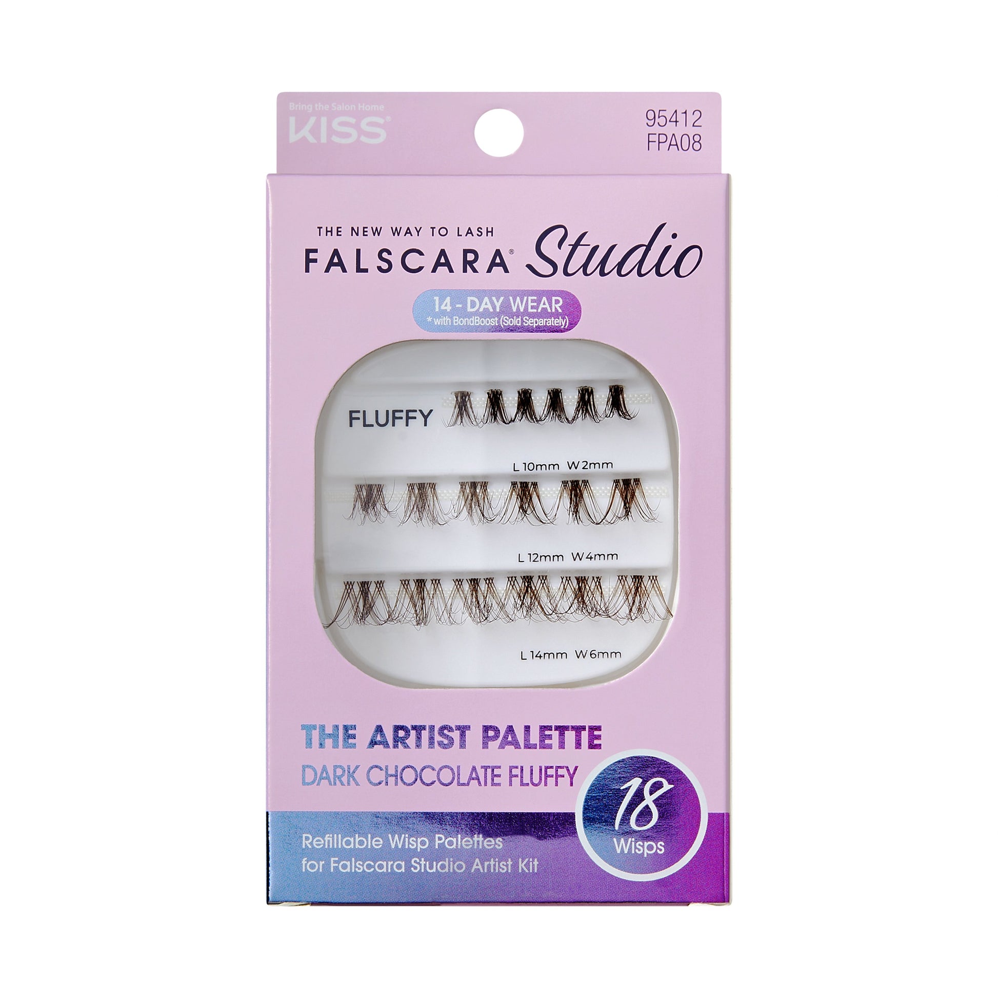 KISS FALSCARA Studio Lash Palette - Delicate Light