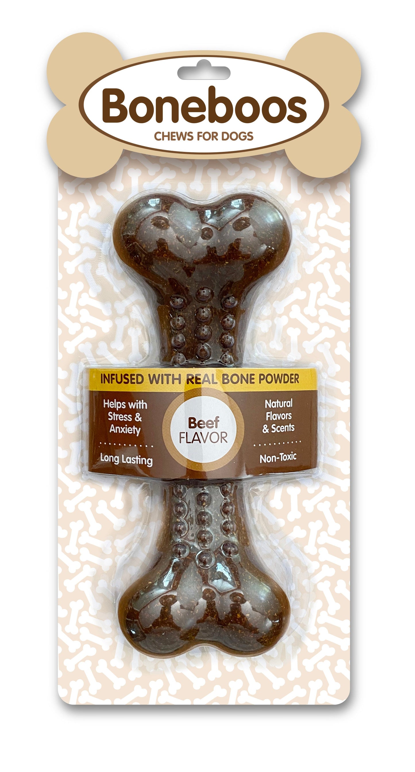 Boneboos Beef Flavor Chew Made