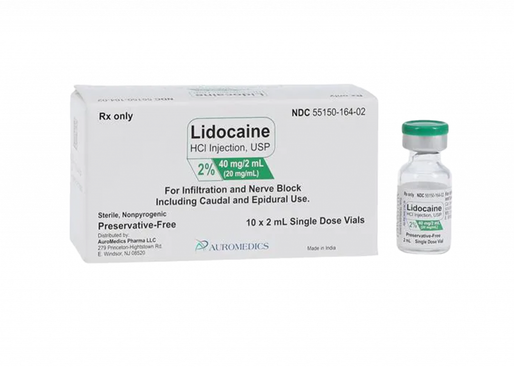 LIDOCAINE HCL MD 2% 25X20ML FTV