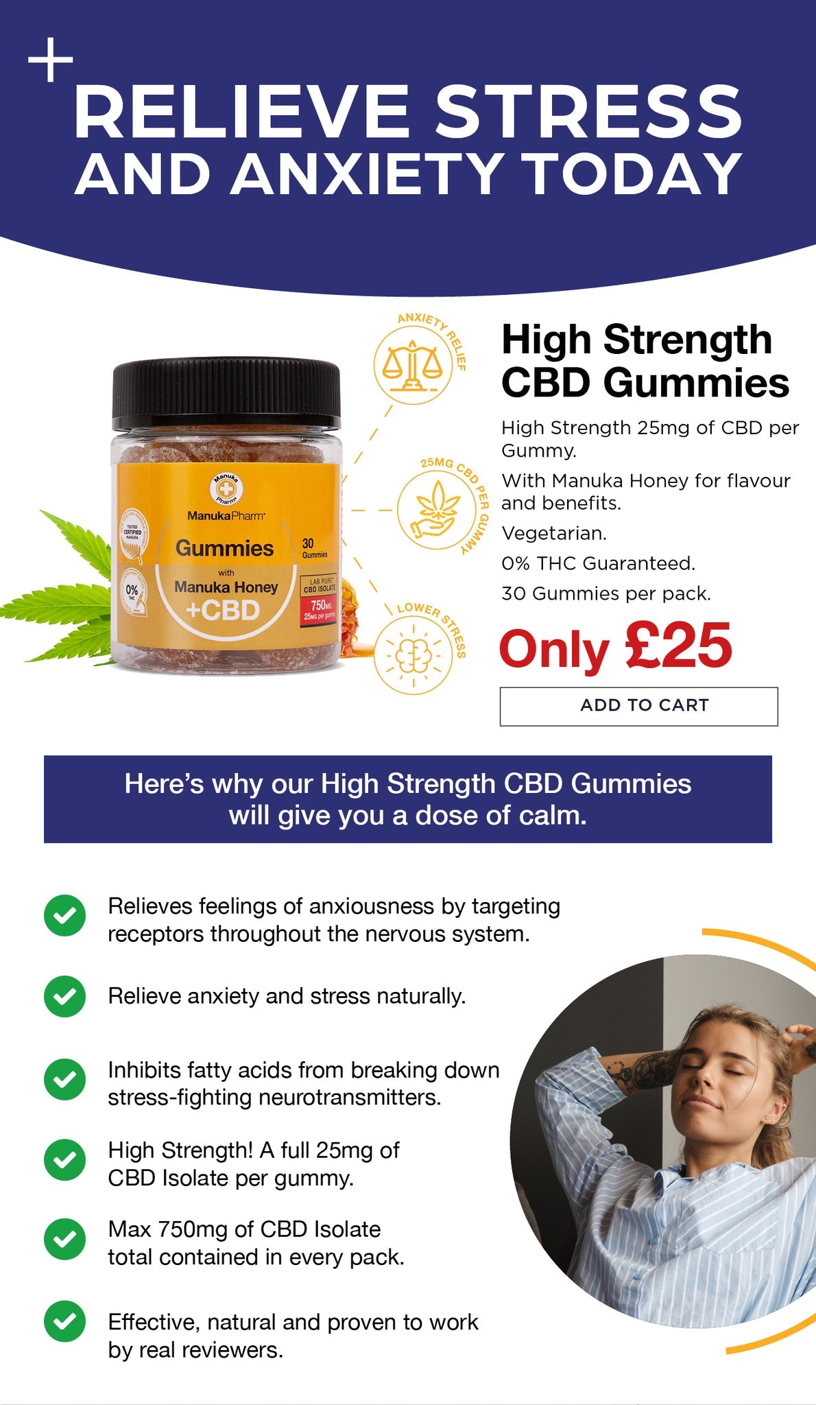 STRESS BUSTERS CW 60 GUMMIES
