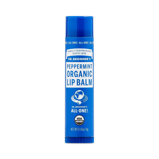 Dr. Bronners Organic Lip Balm Peppermint 0.15oz (12in)
