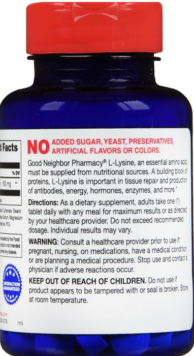 GNP L-LYSINE 1000 MG TAB 90