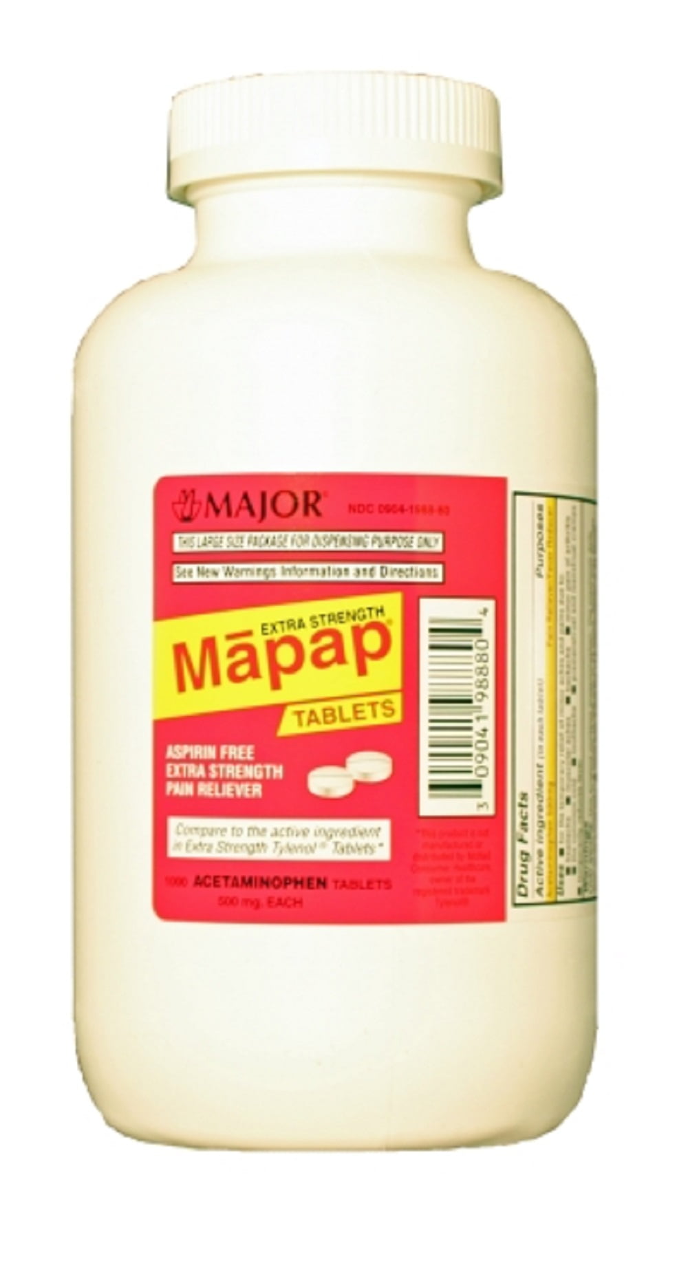 MAPAP ACETAMINOPHEN 500 MG TAB 1000