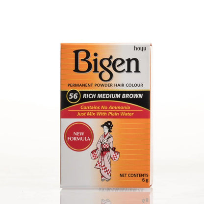 Bigen Powder Hair Color #56 Rich Medium Brown 0.21oz