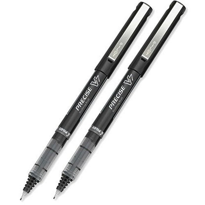 Pilot Precise V7 Rolling Ball Stick Pens, Fine Point (0.7mm), Black, 1 Count