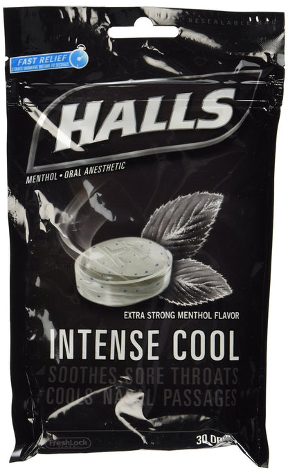 HALLS BAG INTENSE COOL 30 CT