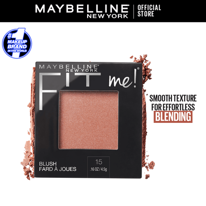 MAYBELLINE New York Fit Me Blush Face Makeup, 015 Nude, 0.16 oz