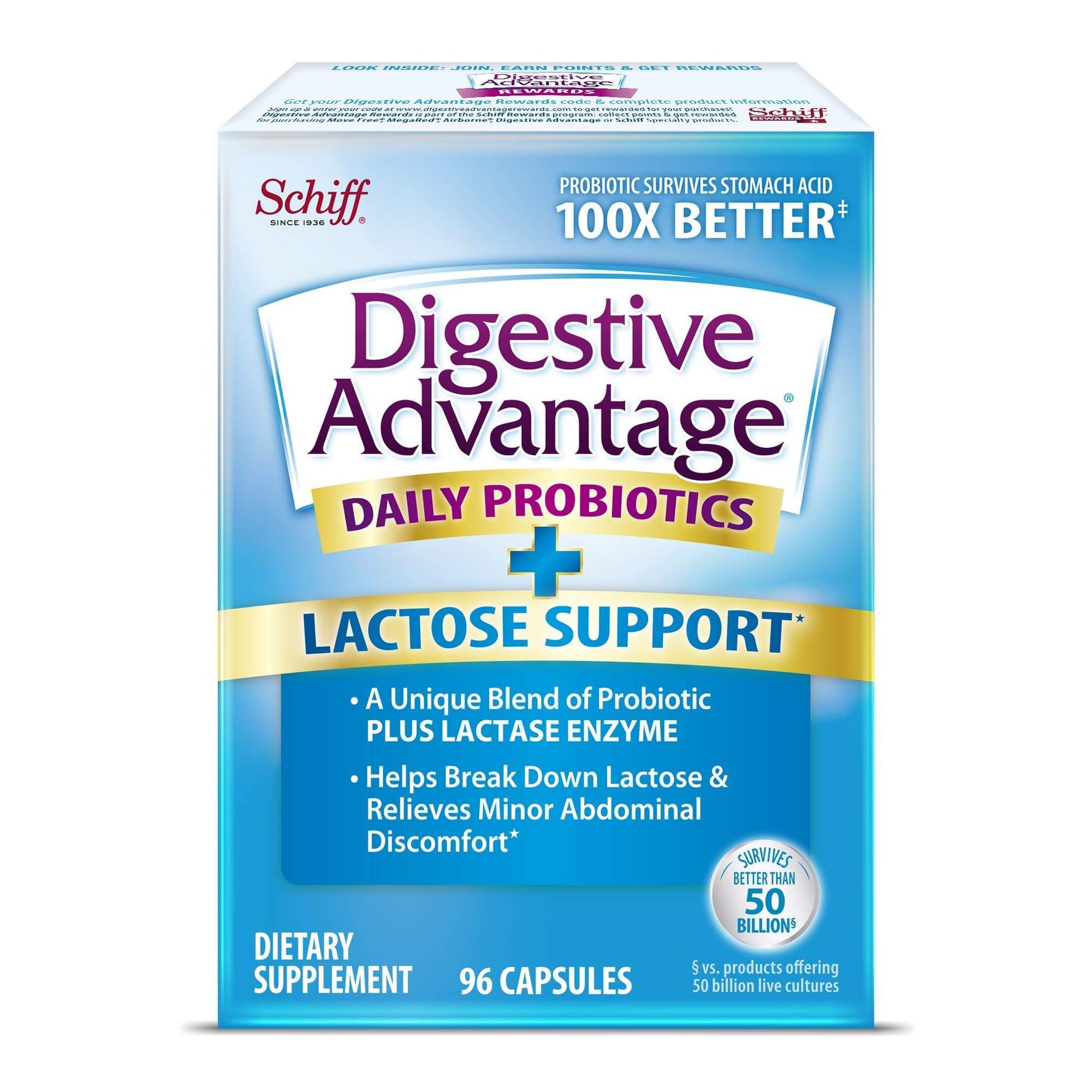 DIGESTIVE ADVANTAGE LACTOSE CAPLET 32CT
