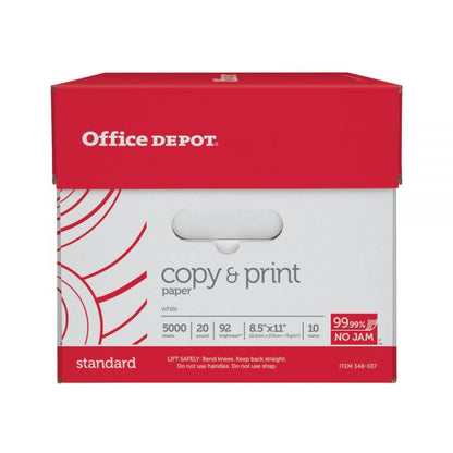 Boise X-9 Multi-Use White Copy Paper, 8.5" x 11" - 5 reams, 2500 sheets