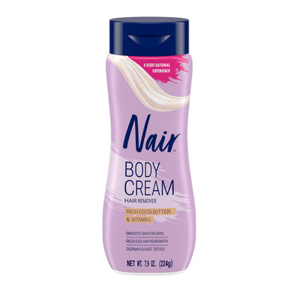 Nair Hair Remover Body Cream Cocoa Butter & Vitamin-E 9oz