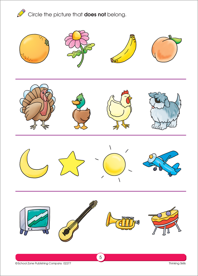 School Zone Thinking Skills Preschool Deluxe Edition