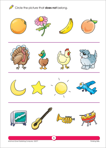 School Zone Thinking Skills Preschool Deluxe Edition