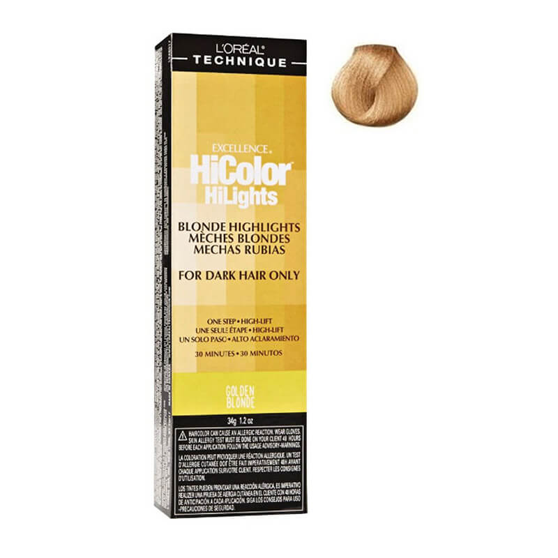 Loreal Excel Hicolor Hilights Golden Blonde 1.2oz