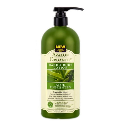 AVALON ORGANICS LOTION,HAND & BODY,ALOE