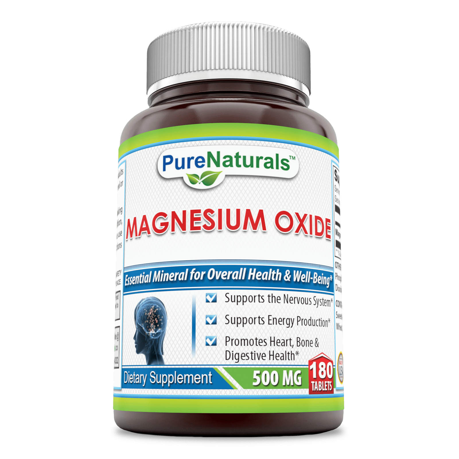 MAGNESIUM OXIDE 500MG CAP 60+30 NAT TRU