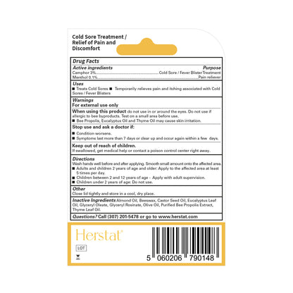 HERSTAT OINTMENT,COLD SORE TRTMNT