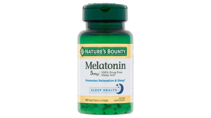 MELATONIN 5MG LIQUIGEL 90CT NAT BOUNTY