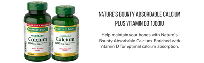 CALCIUM+D 1200MG SFTGL 120CT NAT BOUNTY