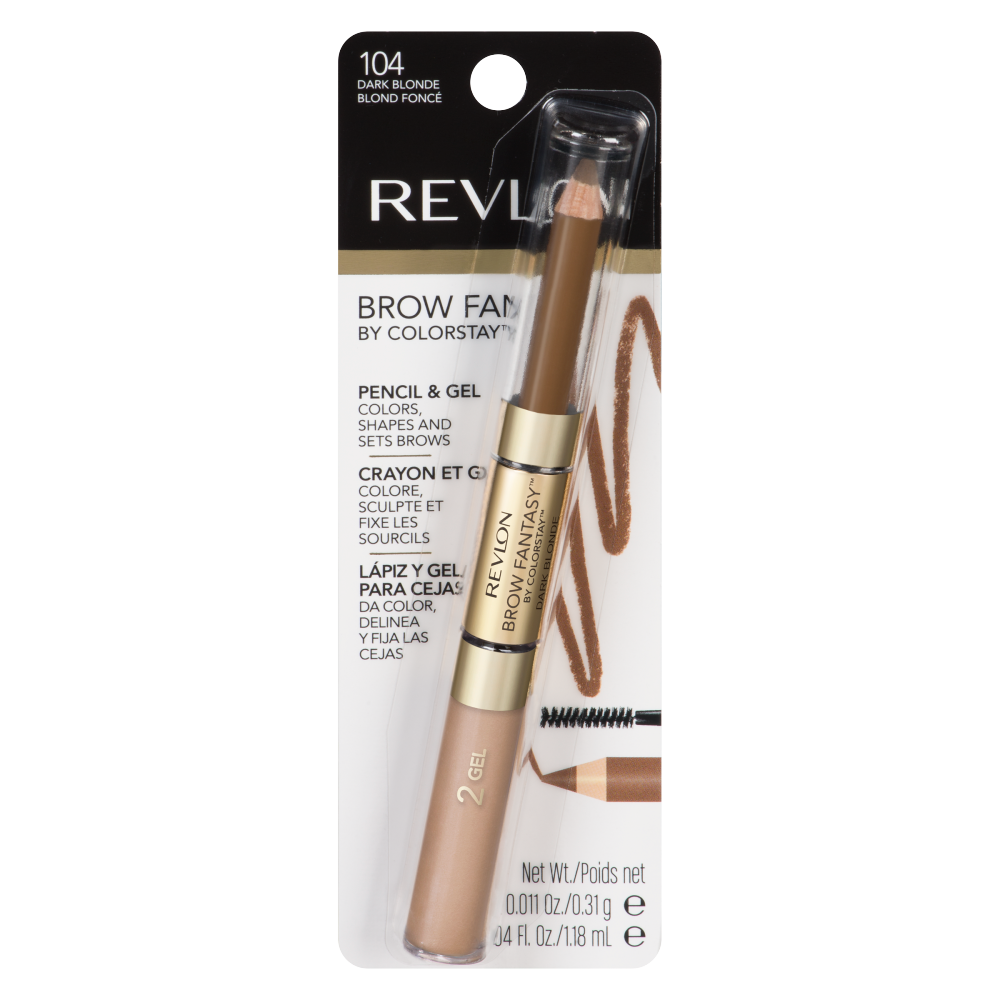 REVLON ColorStay Brow Fantasy Pencil & Gel - 104 Dark Brown
