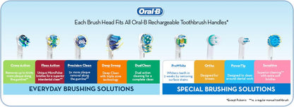 ORAL B TOOTHBRUSH DUAL CLEAN REFILL 3CT
