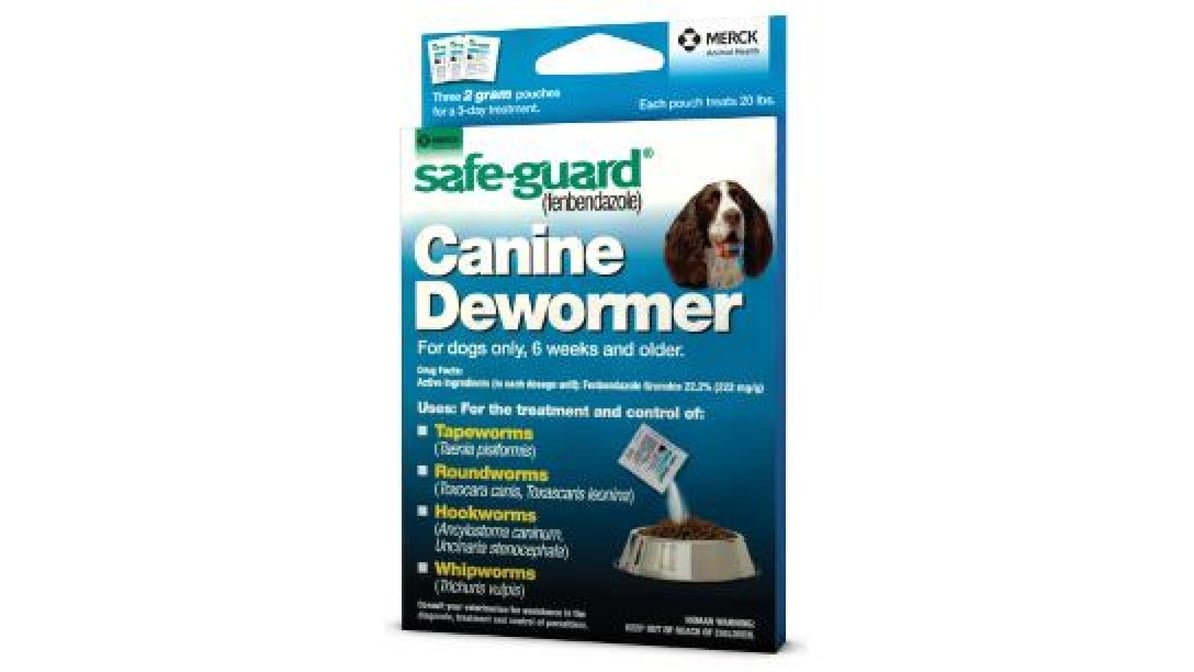 SAFEGUARD CANINE DEWORMER 2GM