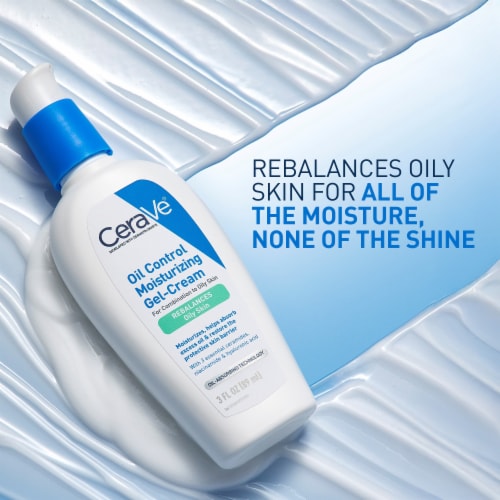CeraVe Oil Control Moisturizing Face Gel Cream, 3 oz
