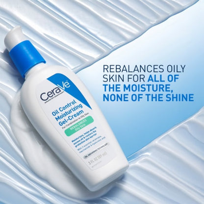 CeraVe Oil Control Moisturizing Face Gel Cream, 3 oz