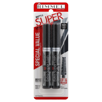 Rimmel Extra Super Lash Mascara 101 Black Black