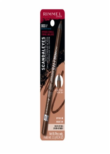 Rimmel Scandaleyes Waterproof Gel Pencil Eyeliner in 003 Brown