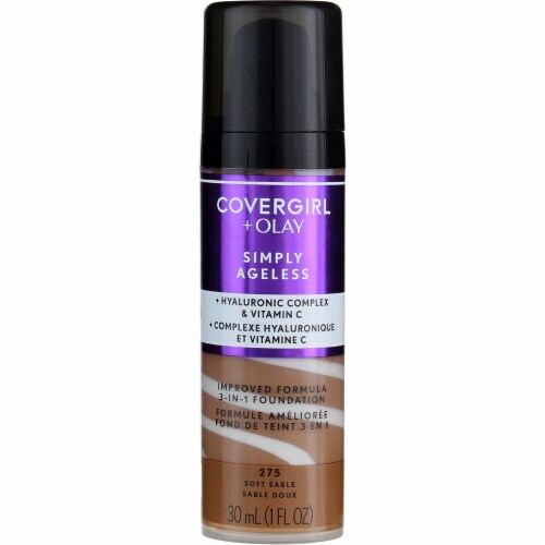 COVERGIRL + Olay Simply Ageless 3-in-1 Liquid Foundation - 275 Soft Sable