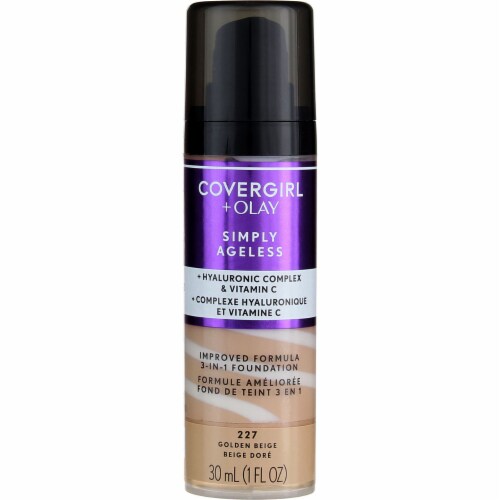 COVERGIRL + Olay Simply Ageless 3-in-1 Liquid Foundation - 227 Golden Beige