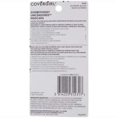 COVERGIRL Exhibitionist Uncensored Volumizing Mascara - 980 Extreme Black