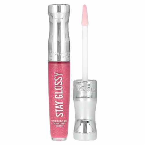 Rimmel London Stay Glossy Lip Gloss, Flower Power, 5.5ml