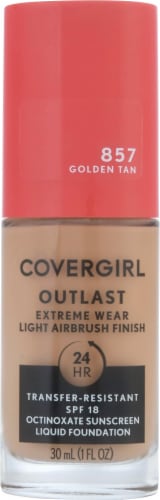 COVERGIRL Outlast Extreme Full Coverage Liquid Foundation - 857 Golden Tan