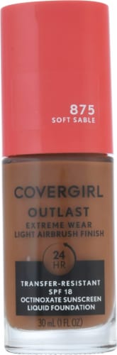 COVERGIRL Outlast Extreme Full Coverage Liquid Foundation - 875 Soft Sable