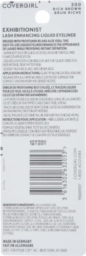 COVERGIRL Exhibitionist Lash Enhancing Liquid Eyeliner - 300 Rich Brown