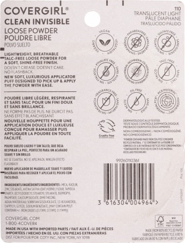 COVERGIRL Clean Invisible Loose Powder - 110 Translucent Light